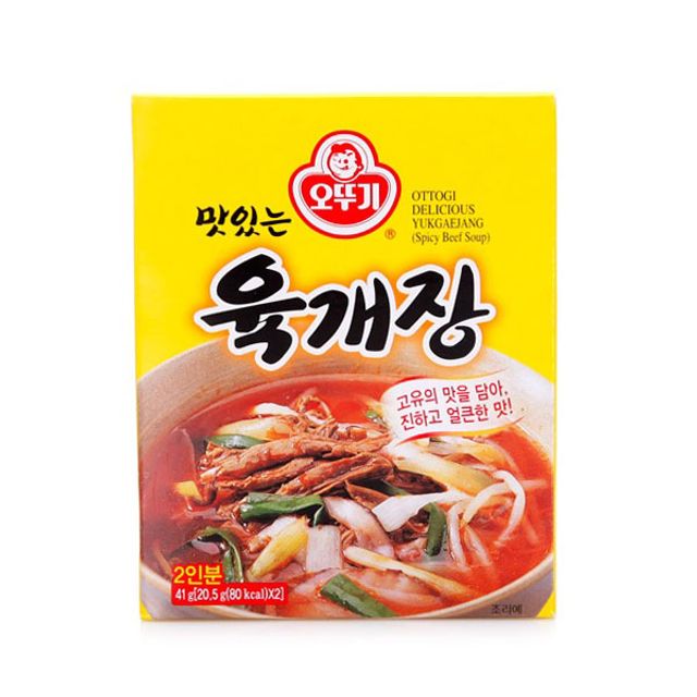 맛있는 육개장 41g x6개 봉지라면 간편 조리식