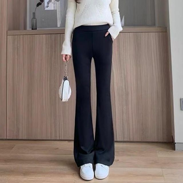 부츠컷 일자 정장바지코디 여성정장바지 정장팬츠