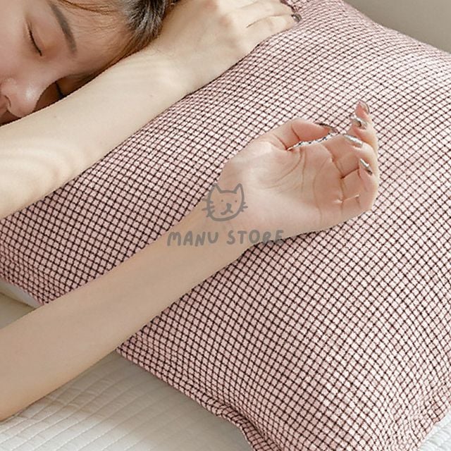고급베개커버 배게커버 밴딩 순면 베개커버 핑크