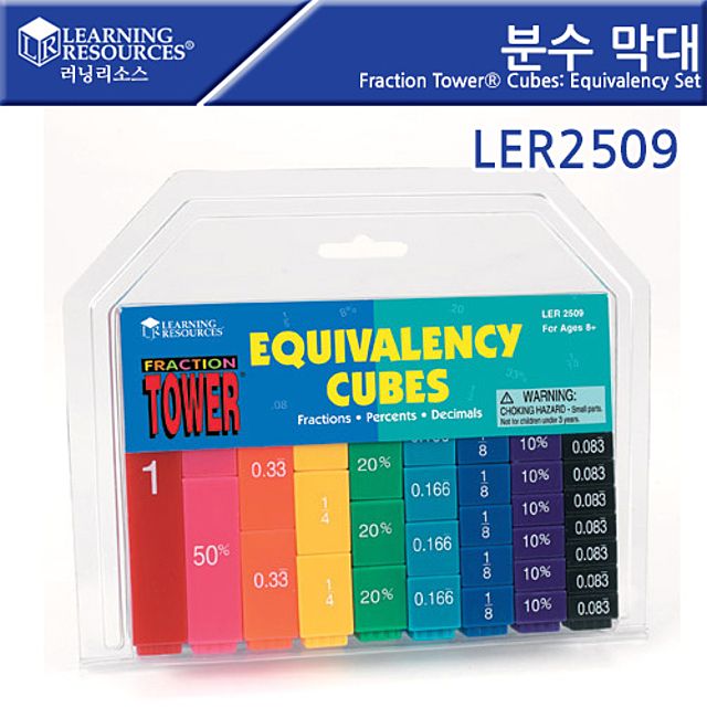 러닝리소스 LER2509 분수 막대 Fractino Tower® 등가 세트