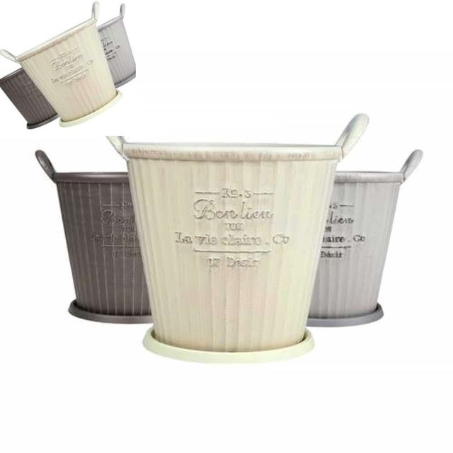 바스킷 원통 화분 중 30x27cm 원예화분 테이블화분 거실화분 인테리어화분