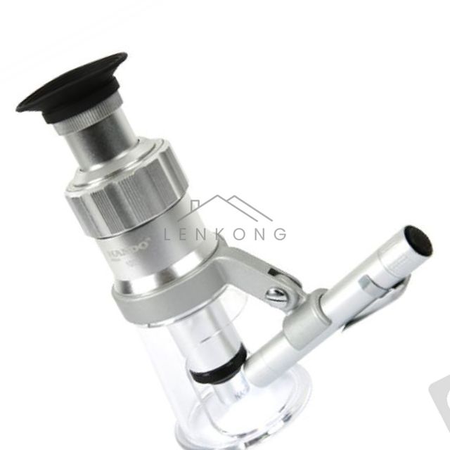 휴대용led확대경 조명확대경 마이크로스코프 조명펜타입 60x/0.1mm 1EA