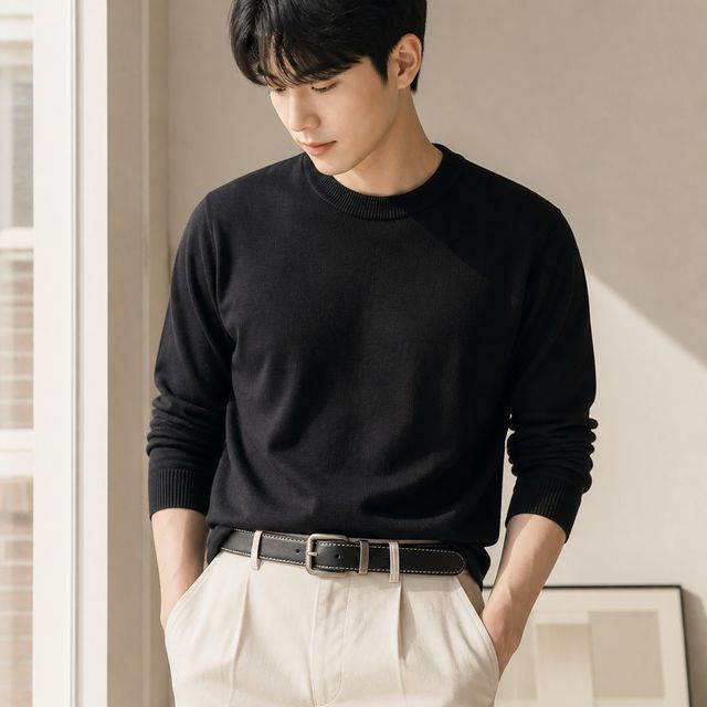 남성 여성 공용 블랙 가죽 벨트 띠 정장 캐주얼 아이템