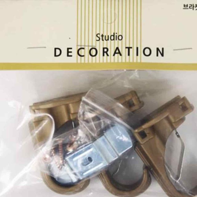 커텐브라켓 25mm 3p 커튼거치대 커튼봉걸이 셀프커튼설치 원룸커튼설치