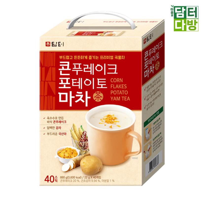 담터 콘푸레이크 포테이토 마차 40스틱 - 든든한 아침 대용