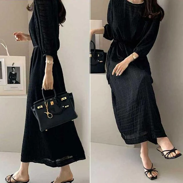 샤랄라 여성 러블리 화이트 블랙 의류 청담며느리스타일 스타일하우스 데일리원피스 디자인