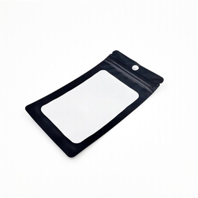 블랙 반투명 지퍼백 8x14cm 식품 포장용 튼튼한