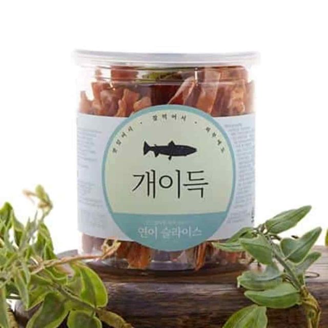 간식 연어슬라이스 200g 강아지부드러운간식 리트리버간식 펫푸드 강아지육포간식