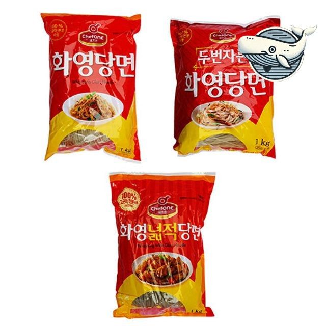 쉐프원 넓적 당면 1kg 고급 글루텐프리