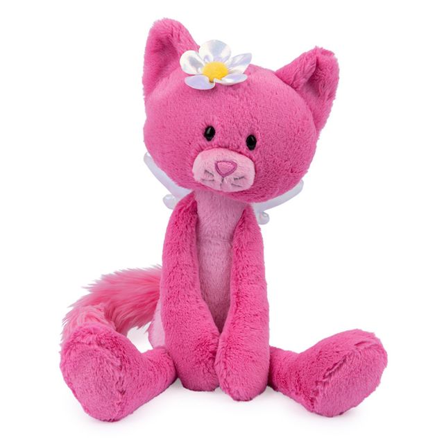 핑크 고양이 데리고 다니기 38cm 봉제인형 - 아기 동반 장난감