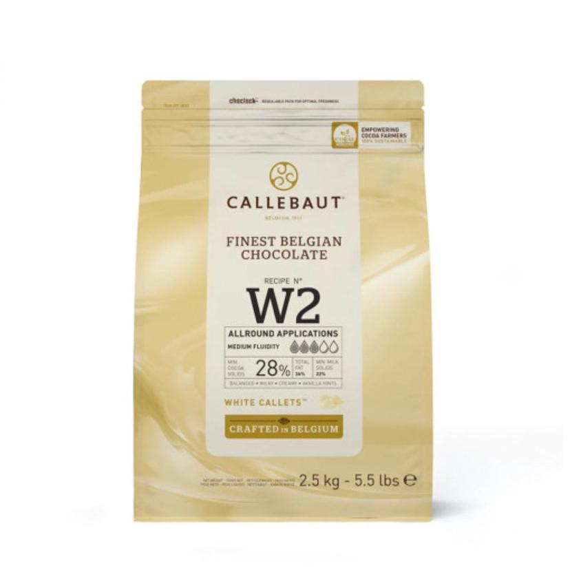 칼레바우트 화이트 초콜릿 W2 2.5kg - 벨기에 프리미엄