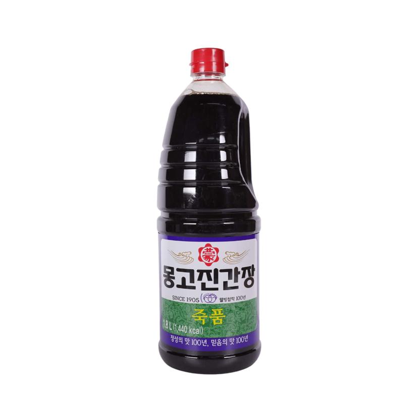 몽고 진간장 죽품 1.8L 깊고 진한 맛 간장