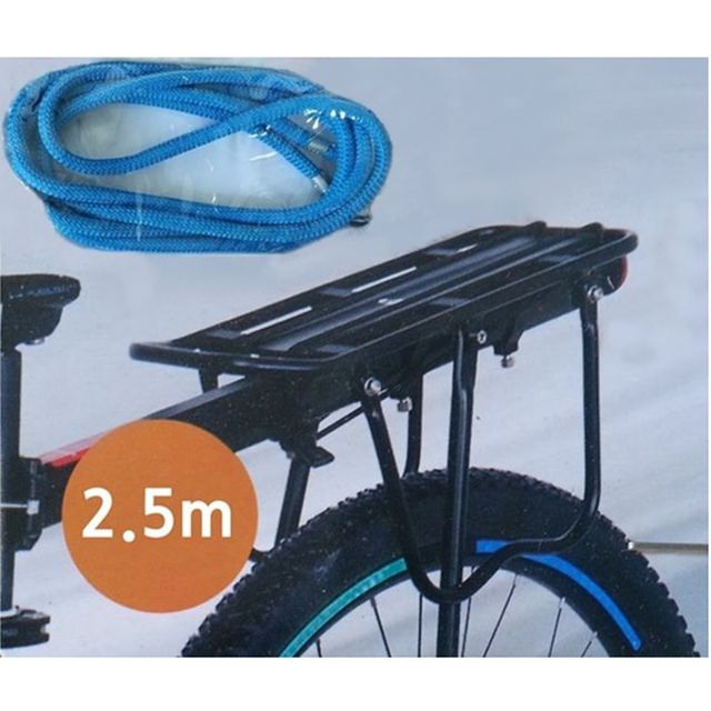 철고리 자전거줄 2.5M 2개 세트 탄성로프 핸드카 다용도 로프