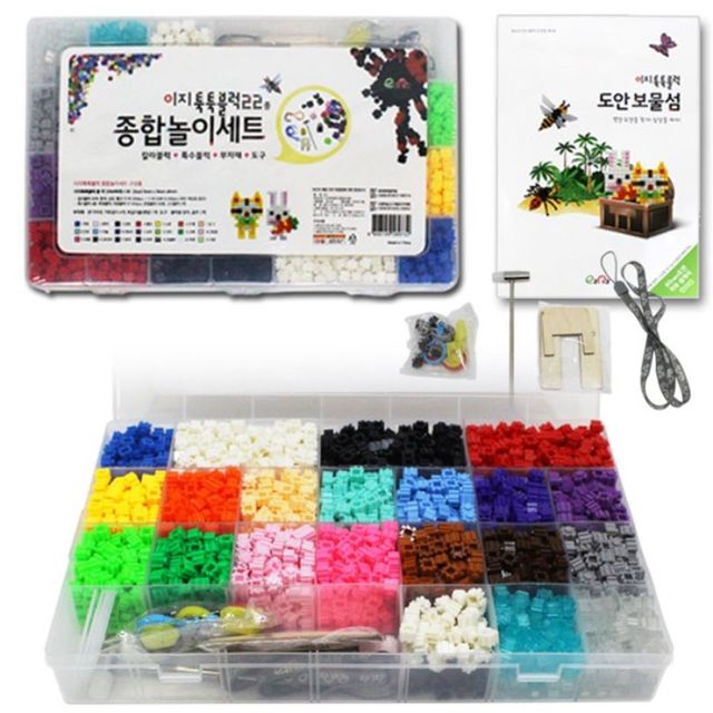 툭툭블럭 22종 종합놀이세트 도안북 포함