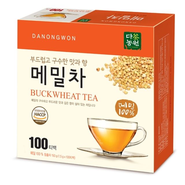 다농원 구수한 메밀차 100개입 대용량 티백