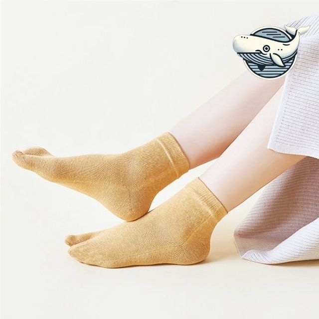 따뜻한 여성 발가락 보온 스판 양말 방한 필수