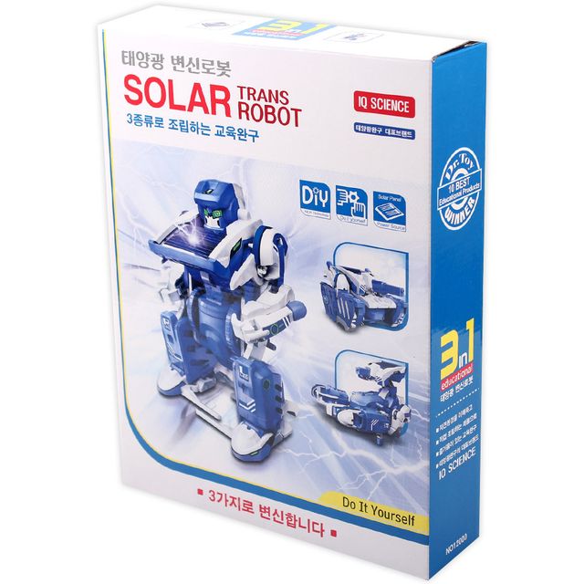 태양광 변신로봇 에스케이토이즈 작동 완구