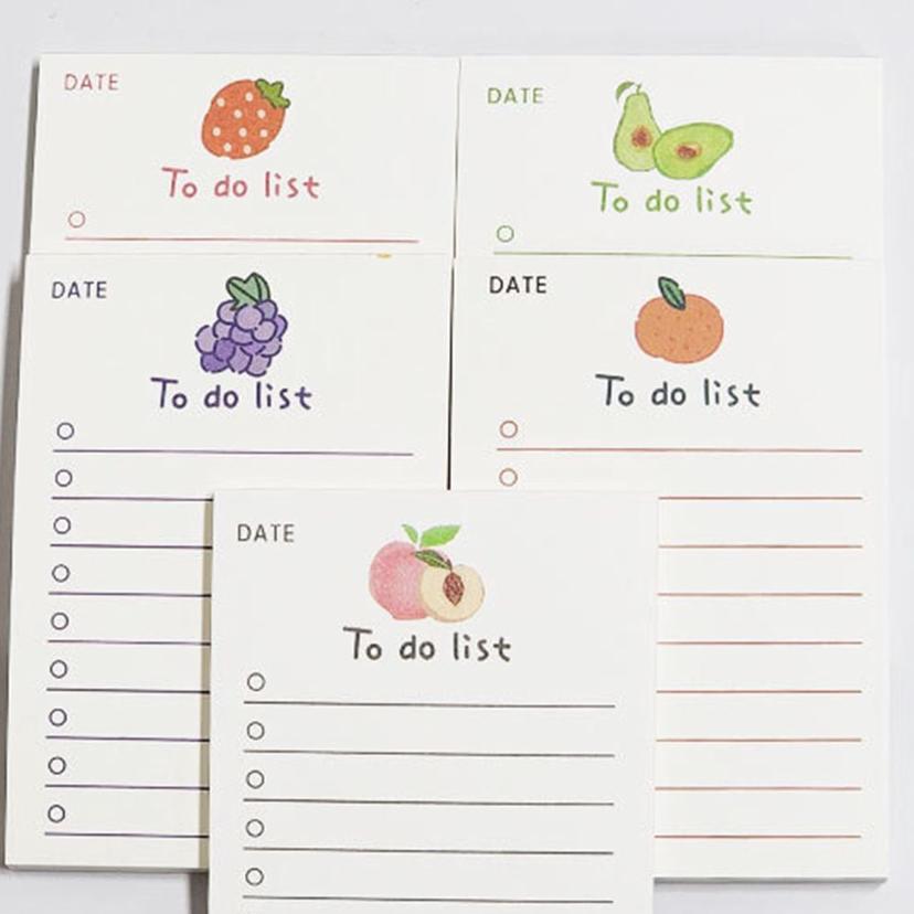 체크리스트 TO DO LIST 투두리스트 점검표 메모지 세트