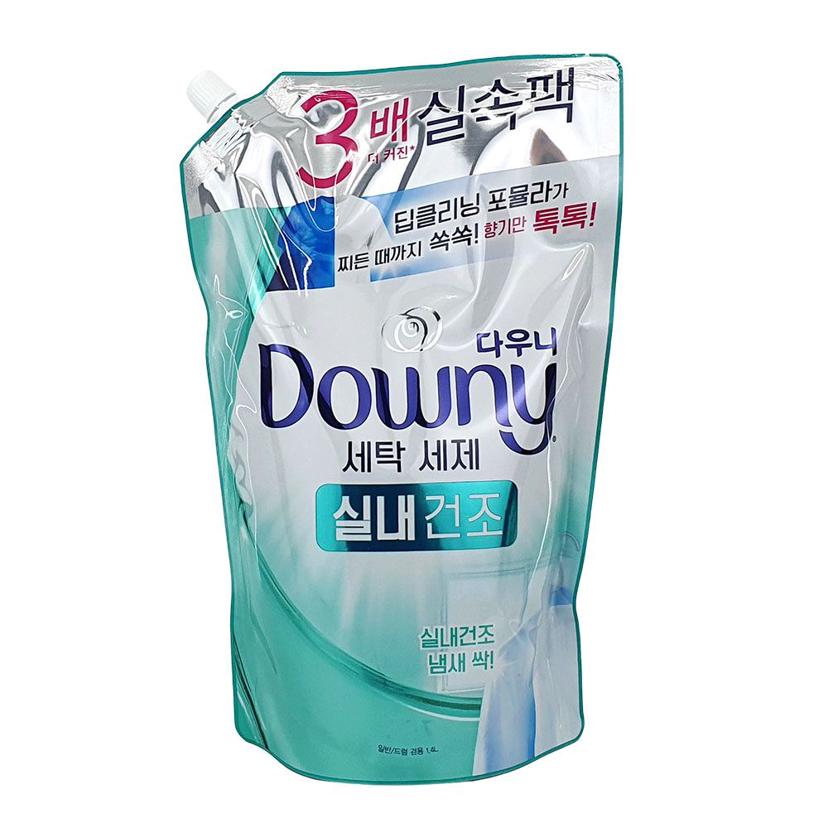 다우니 액체 세탁세제 딥클리닝 실내건조 1.4L 리필