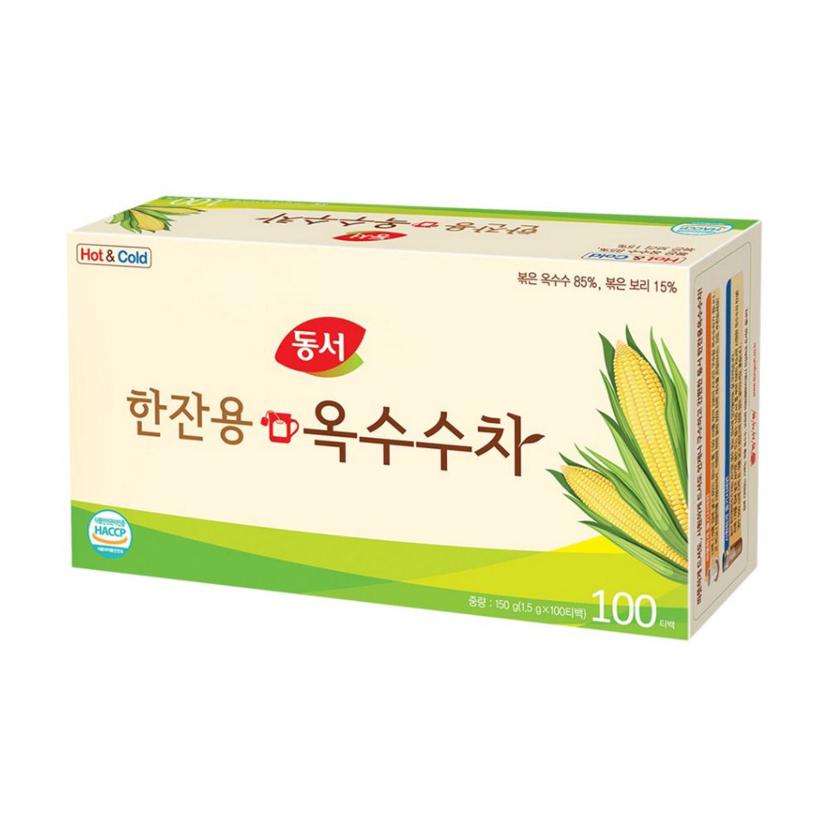 동서 한잔용 옥수수차 100티백 대용량 세트