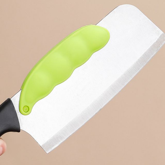 주방 칼등 실리콘 커버 보호 칼등 안전 커버 가드 받침
