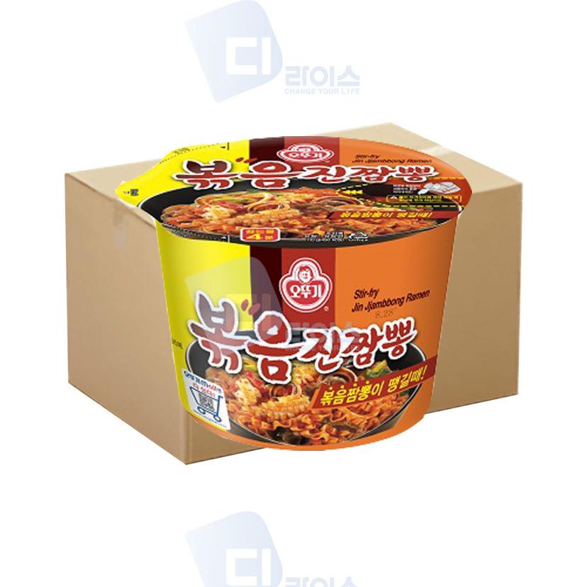오뚜기 볶음진짬뽕 큰컵 12개입 짬뽕 라면 용기면