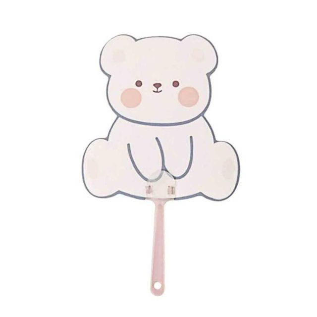 동물모양 미니 곰 손잡이 부채 휴대용 여름 필수템