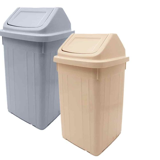 휴지통 75L 사무실쓰레기통 재활용분리수거함 스윙휴지통 사무실휴지통