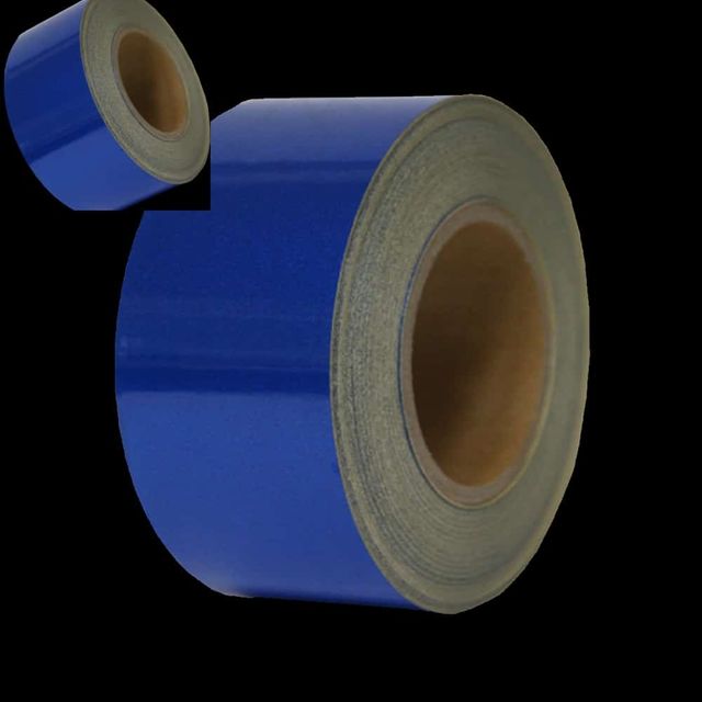 안전 반사 테이프 청색 100mm 45M