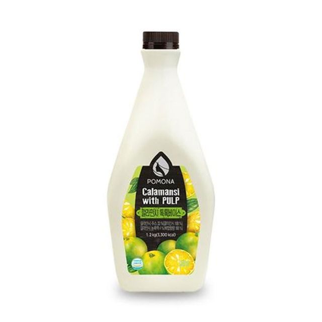 깔라만시 만능 과일 음료 베이스 1.2kg - 상큼한 에이드·스무디 전용 시럽