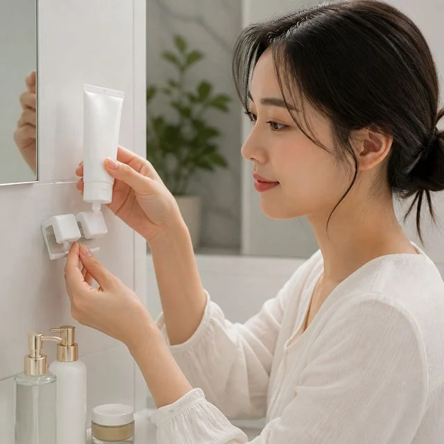 화장품 튜브 거치대 욕실 정리 꽂이 홀더
