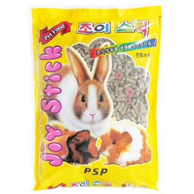 큰 토끼 사료 730g 조이스틱 토끼밥 - 성체 토끼 초식동물 영양식