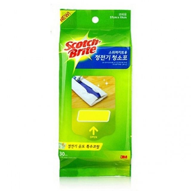 3M 스위퍼 키트 정전기 청소포 세트 - 바닥 먼지 제거
