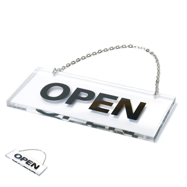 음식점영업중 가게오픈팻말 표지판 걸이용 영업종료 안내 OPEN