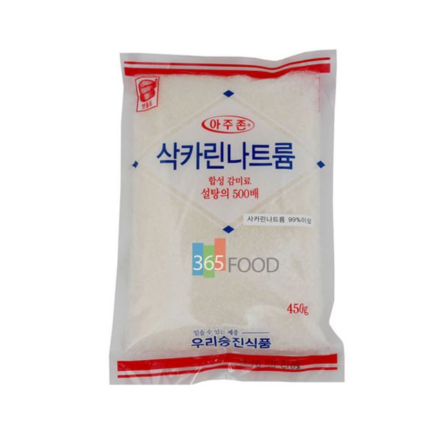 삭카린나트륨 사카린 450g - 고순도 인공 감미료 대용량
