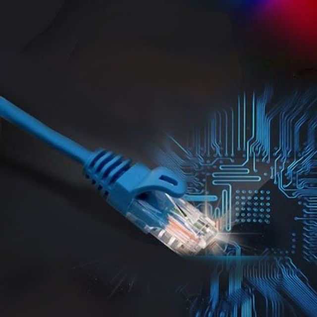 coms FTP CAT5e 랜 케이블 다이랙트 2M