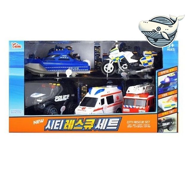 시티 구조대 어린이 미니카 자동차 작동완구