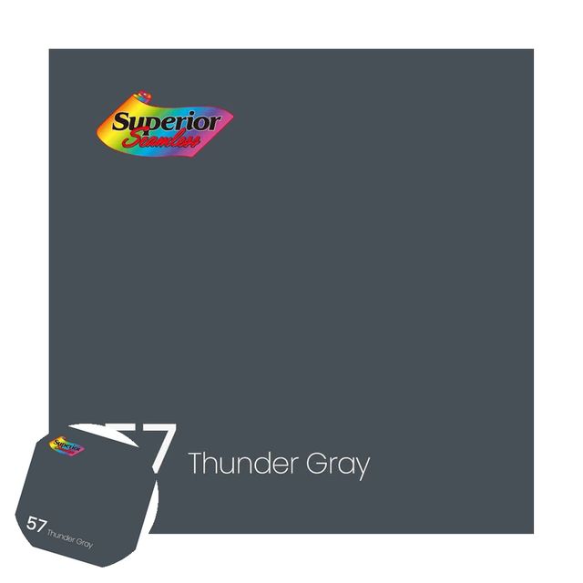 크로마키스크린 크로마키배경천 촬영 스튜디오 배경지 2.7 x 11m 57 Thunder Grey