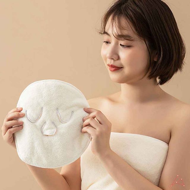 얼굴 찜질 얼굴온찜질 극세사타월