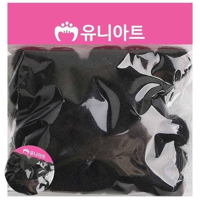 솜방울폼폼이털방울 모루인형만들기 퐁퐁 20mm 검정