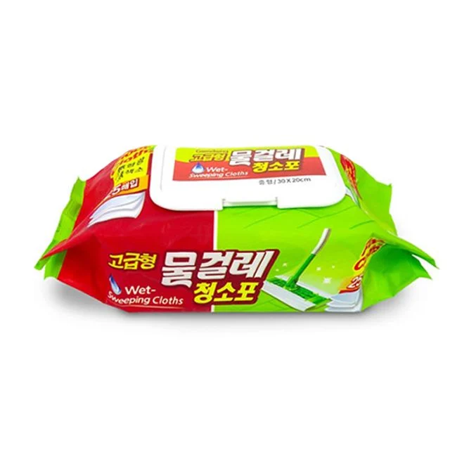 클린업 물걸레 청소포 고급형(중) 25매