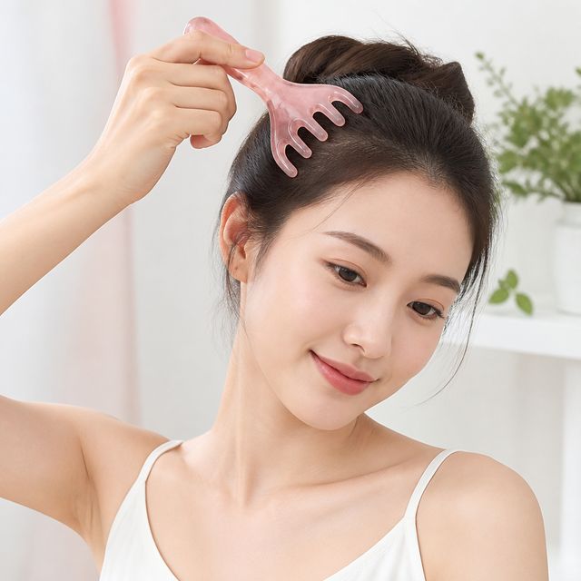 손가락 지압기 셀프 마사지 도구 얼굴 바디 전신 지압용 핑거 괄사 기구
