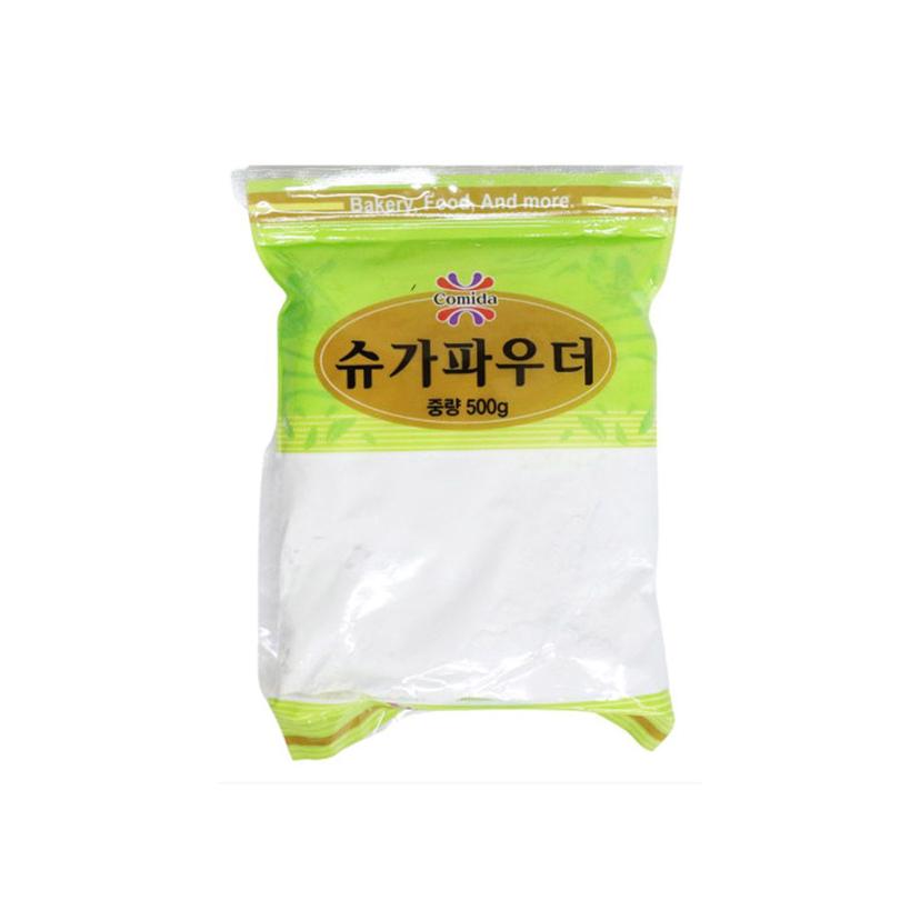 꼬미다 슈가 파우더 500g - 디저트 제과 제빵 재료