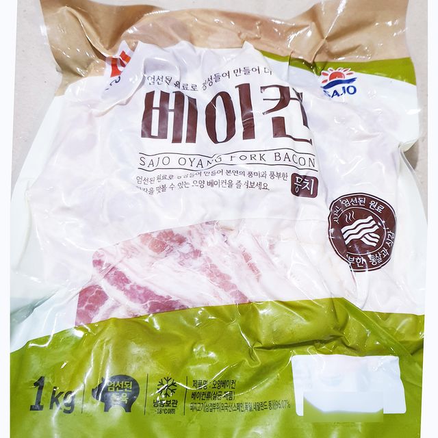 사조오양 베이컨(뭉치 1K) X10 베이컨 즉석식품 안주