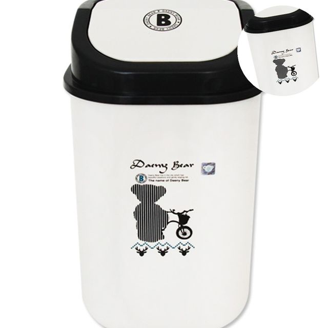 주방쓰레기통 거실휴지통 사각휴지통 12L
