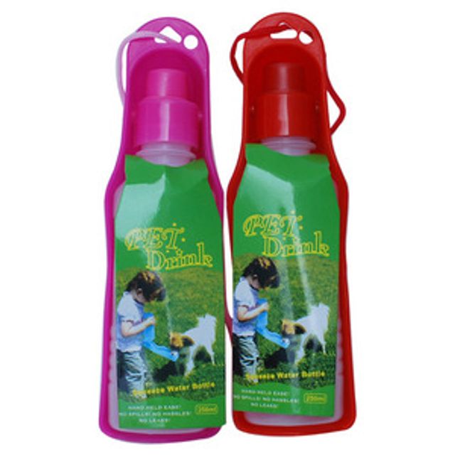 펫드링크 휴대용 물병 소 250ml 강아지 외출용