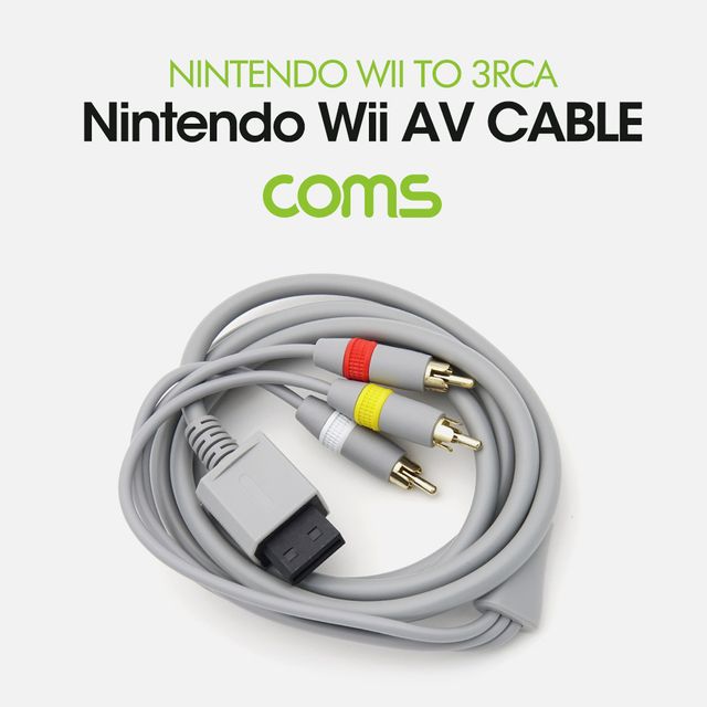 Coms 게임기 AV 컨버터 닌텐도 Wii to 3RCA - 호환성 확장 솔루션
