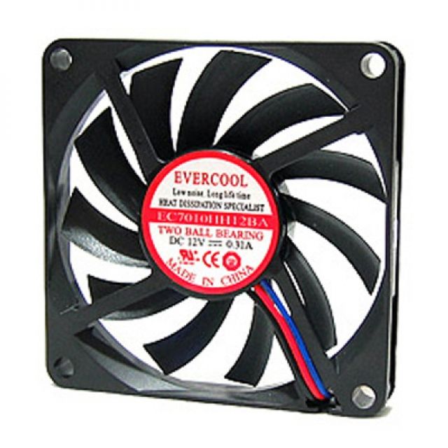 에버쿨 70mm CPU 쿨러 2B 3P 10T 고성능 공냉식
