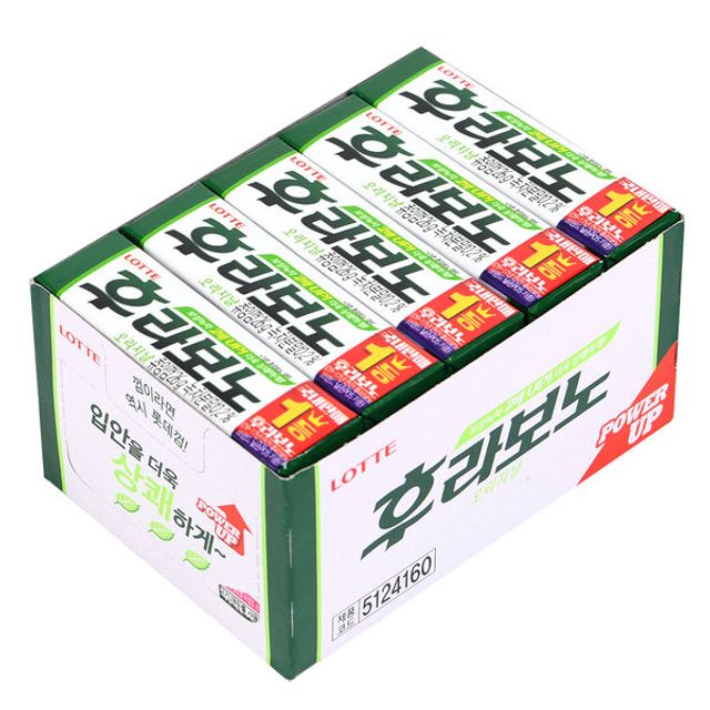 롯데 후라보노껌 26g 15개 세트 - 입냄새 제거 껌