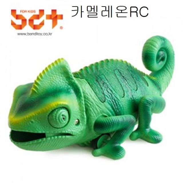 모형 카멜레온 RC 피규어 교구 - 색상 변환 학습 장난감